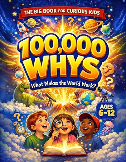 100,000 Whys - The Big Journey for Curious Kids: An Extraordinary Collection of Big Questions, Fascinating Answers, and Mind-Blowing Fun Facts for Smart Kids Ages 6–12