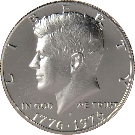 1976 S Kennedy Bicentennial Clad Half Dollar Proof 50c Coin