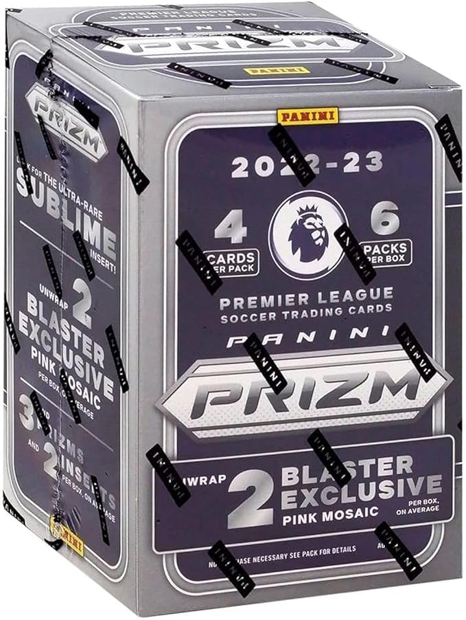 2022-23 Panini Prizm EPL Premier League Soccer (Football) Blaster Box - 24 Trading Cards Total