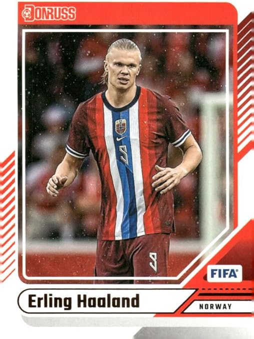 2024-25 PANINI DONRUSS #96 ERLING HAALAND NORWAY SOCCER OFFICIAL TRADING CARD OF SOCCER
