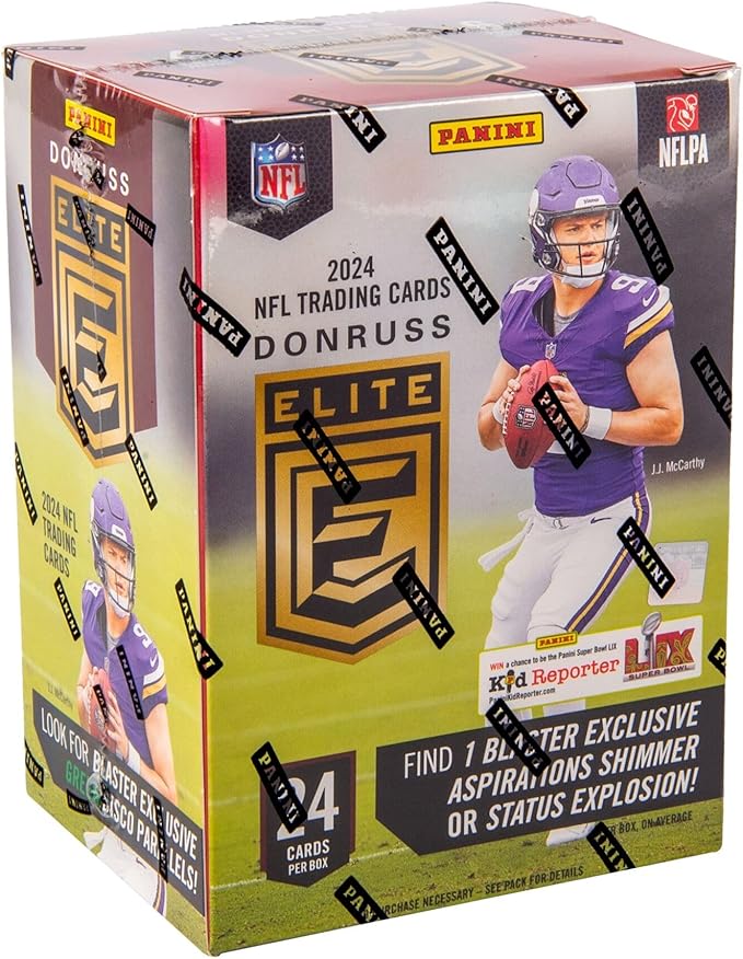 2024 Panini Donruss Elite NFL Football Trading Cards Blaster Box