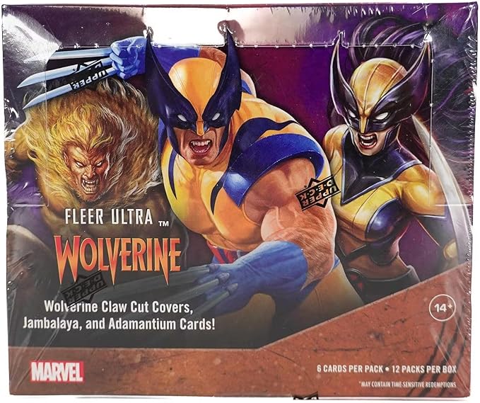 2024 Upper Deck Marvel Fleer Ultra Wolverine Hobby Box