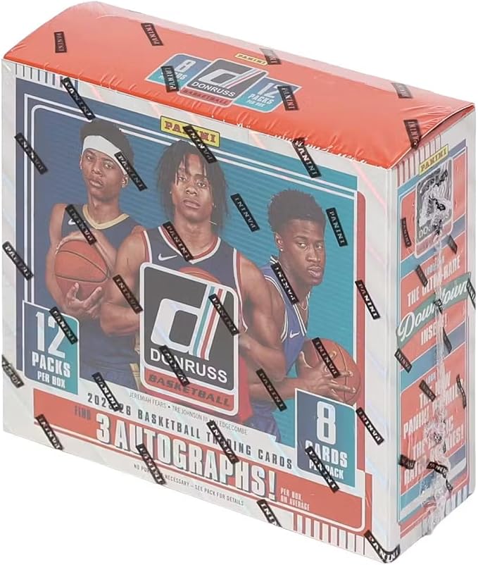 2025/26 Panini Donruss Basketball Hobby Trading Card Box (3 Autographs Cards Per Box)