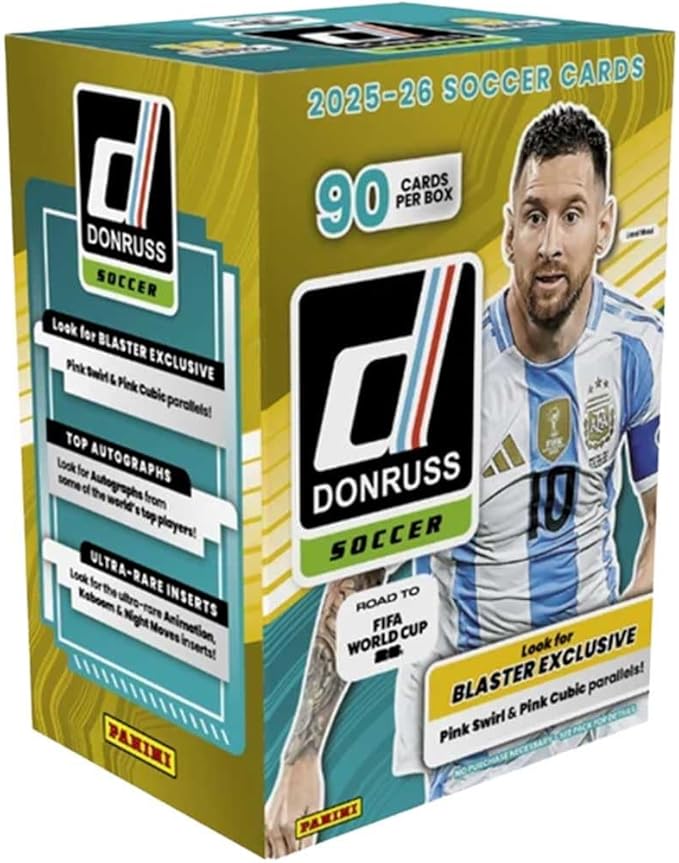 2025-26 Panini Donruss Road to FIFA World Cup Soccer Hobby Blaster Box