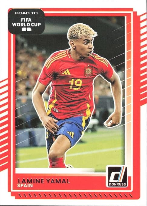 2025-26 PANINI DONRUSS ROAD TO WORLD CUP BASE #10 LAMINE YAMAL SPAIN SOCCER WORLD CUP