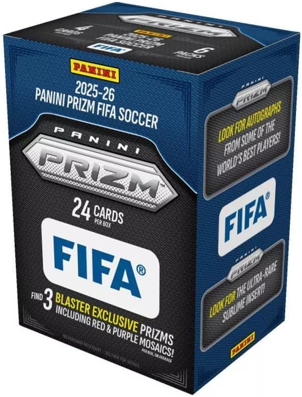 2025-26 Panini FIFA Prizm Soccer Trading Card Blaster Box