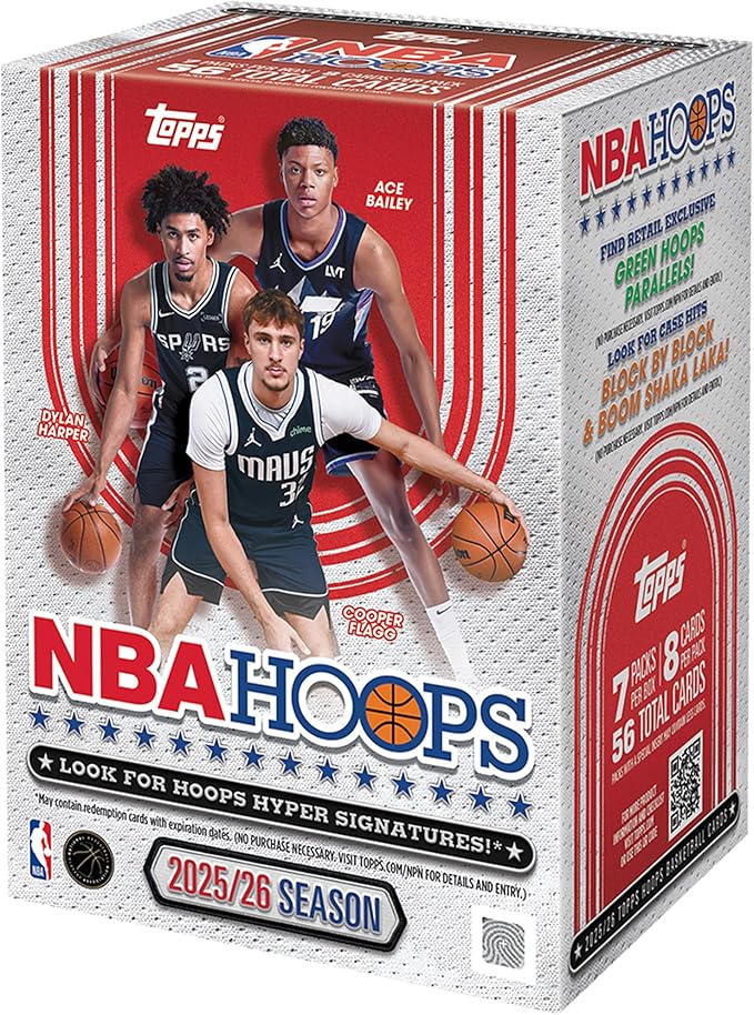 2025-26 Topps Hoops Basketball - Factory Sealed - Value Box