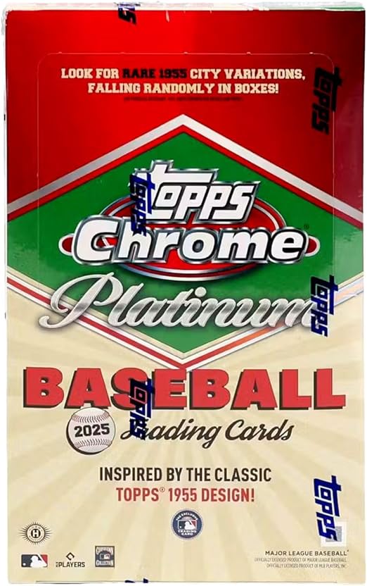 2025 Topps Chrome Platinum Baseball HOBBY box (20 pks/bx)
