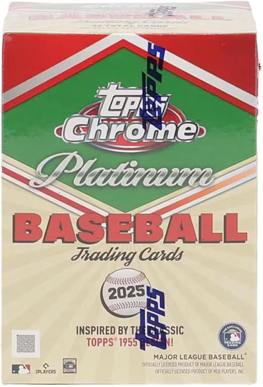 2025 Topps Chrome Platinum Baseball Sealed Blaster Box (8 Packs/Box)