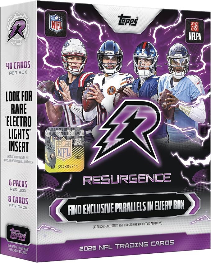 2025 Topps Resurgence Football - Factory Sealed - Mega Box