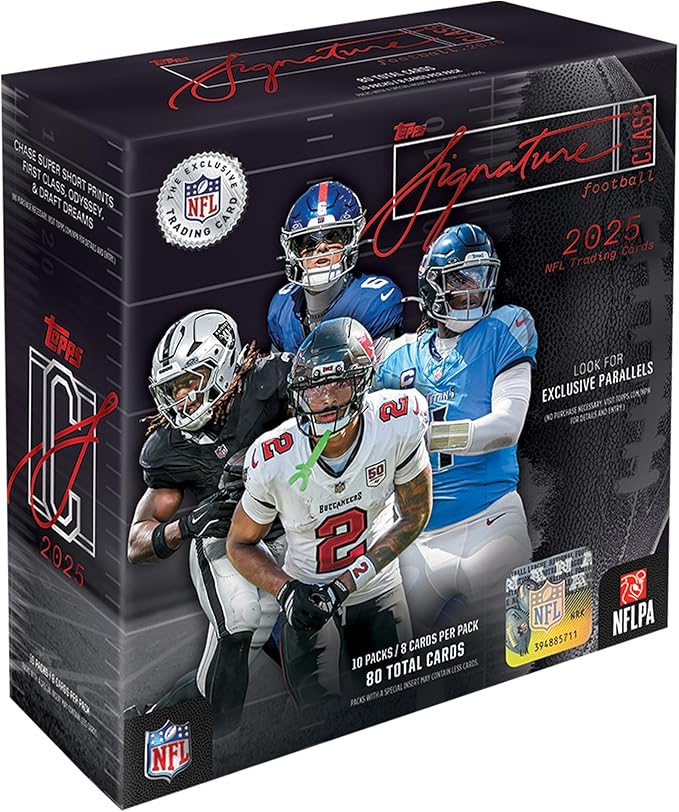 2025 Topps Signature Class Football - Factory Sealed - Mega Box