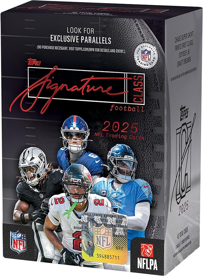 2025 Topps Signature Class Football - Factory Sealed - Value Box