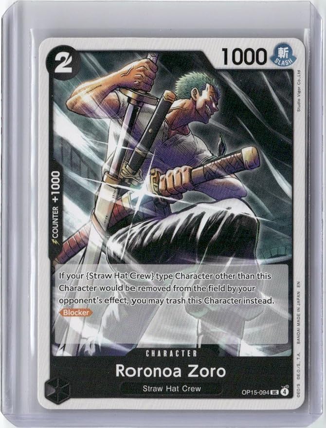 2026 One Piece Adventure on Kami's Island Roronoa Zoro (OP15-094) OP15-094 Uncommon TCG Trading Card Game Card