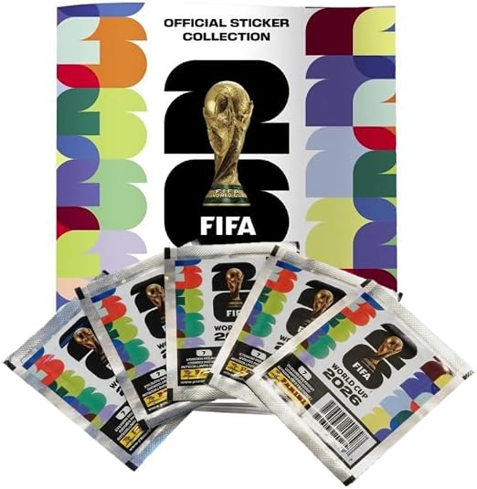 2026 Panini FIFA World Cup Official Sticker Series (1 x Softcover Album + 5 x Sealed Sticker Packs)