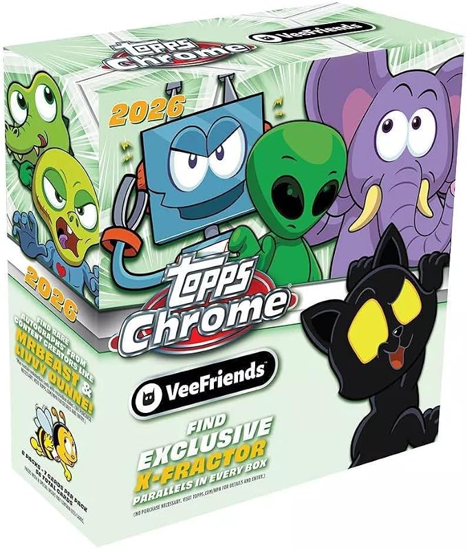 2026 Topps Chrome VeeFriends Trading Card Mega Box