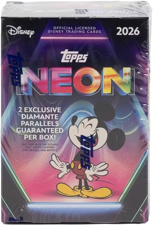 2026 Topps Disney Neon BLASTER box (7 pks/bx)