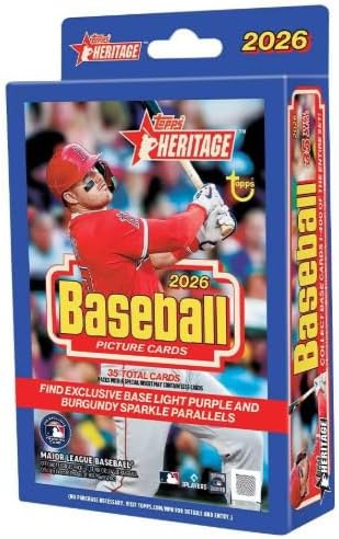 2026 Topps Heritage Baseball Hanger Box - 35 Cards Per Box