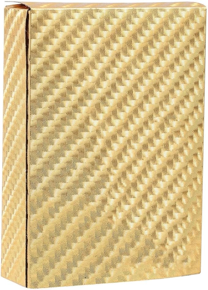 55 PCS Gold Cards Packs Rare Golden Cards Deck Box Gold Foil Card for Fans/Kids/Collectors Gifts (No Duplicates)