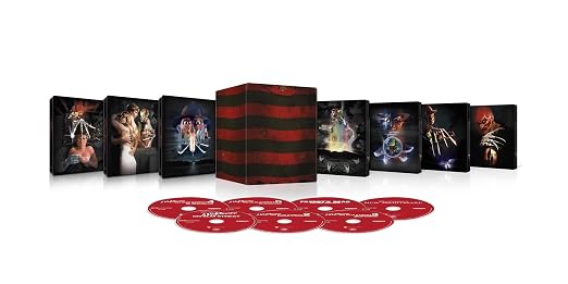 A Nightmare on Elm Street 7-Film Steelbook Library Case (4K Ultra HD + Digital)