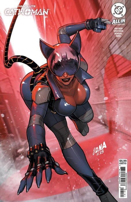 Absolute Catwoman #1B VF/NM ; DC comic book | David Nakayama Variant Batman Reflection