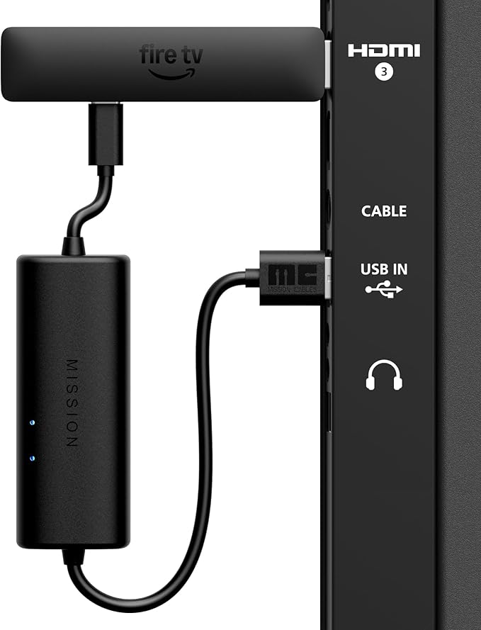 All-New Made for Amazon, USB Power Cable (Eliminates the Need for AC Adapter)