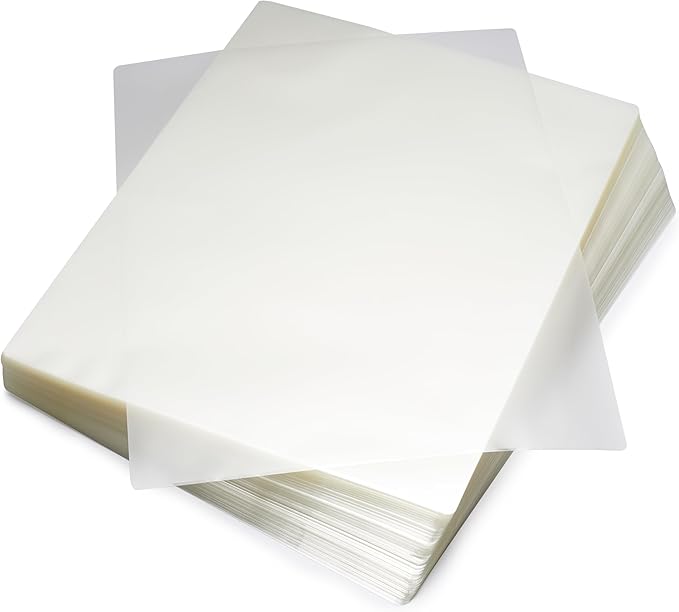 Amazon Basics Clear Thermal Laminating Sheets for Documents and Photos, 9 x 11.5-Inch, 2.8 mil, 200-Pack