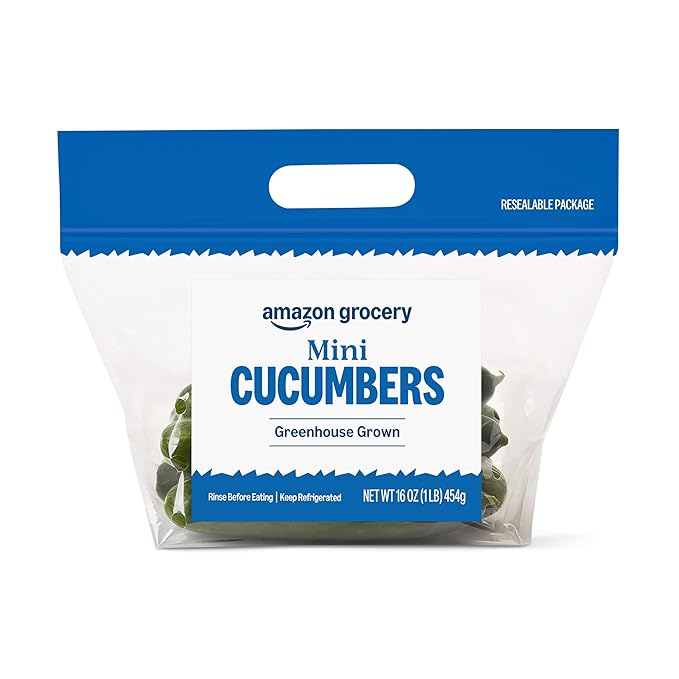 Amazon Grocery, Mini Cucumbers, 16 Oz