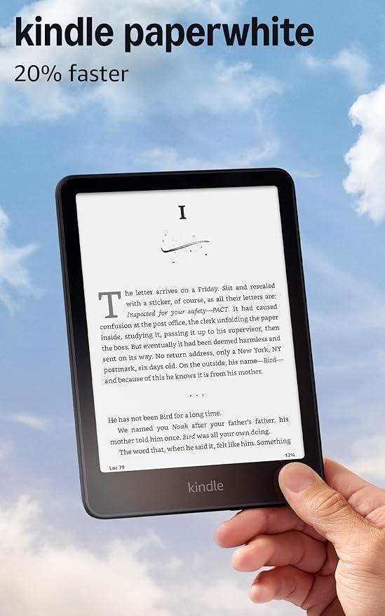 Amazon Kindle Paperwhite 16GB (newest model) – 20% faster, with new 7" glare-free display and weeks of battery life – Black
