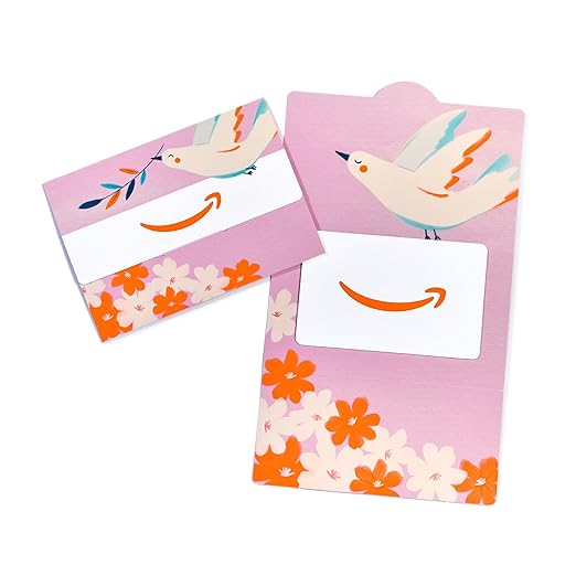 Amazon Physical Gift Card in Mini Envelope - Delightful Dove