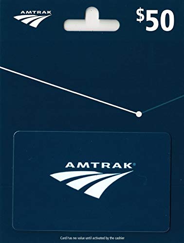 Amtrak Physical Gift Card - $50