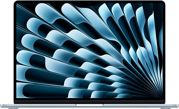 Apple 2025 MacBook Air with Apple M4 chip, 15-inch, 16GB Unified Memory, 256GB SSD Storage, Sky Blue (Renewed)