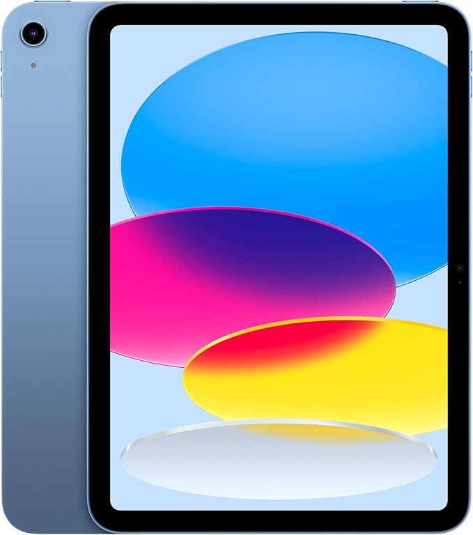 Apple iPad 11-inch: A16 chip, 11-inch Model, Liquid Retina Display, 128GB, Wi-Fi 6, 12MP Front/12MP Back Camera, Touch ID, All-Day Battery Life — Blue
