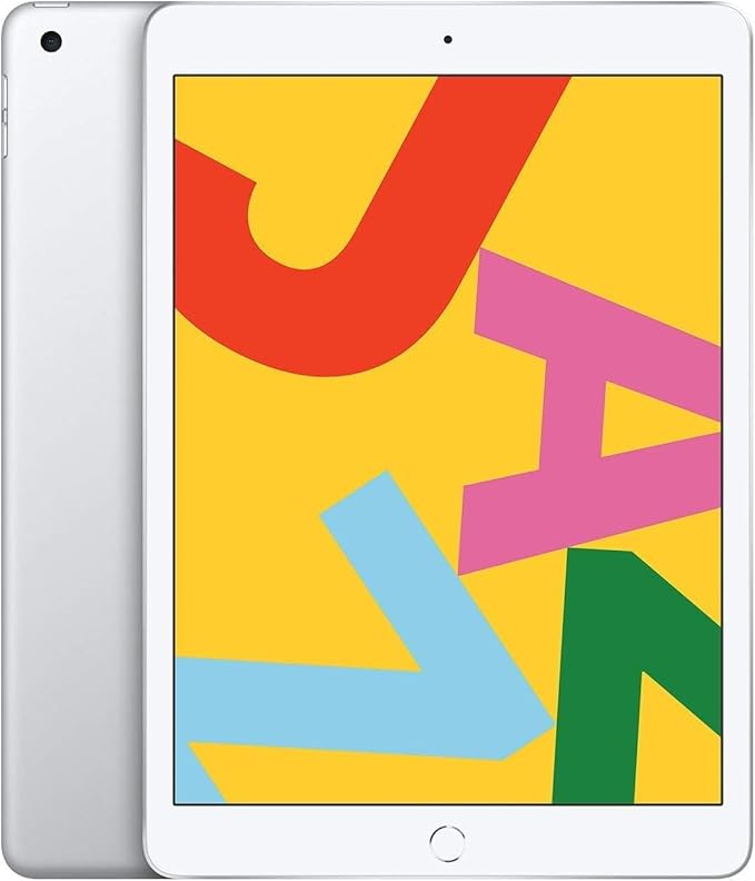 Apple iPad (7th Generation, 10.2-inch, 2019), 32GB, Wi-Fi, Silver (Renewed)