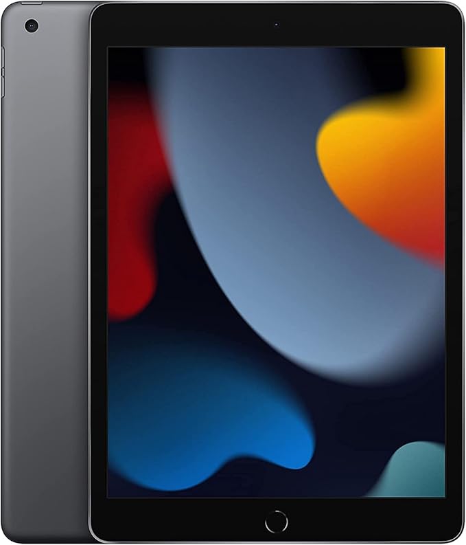 Apple iPad (9th Generation, 10.2-inch, 2021), 64GB, Wi-Fi, Space Gray (Renewed Premium)
