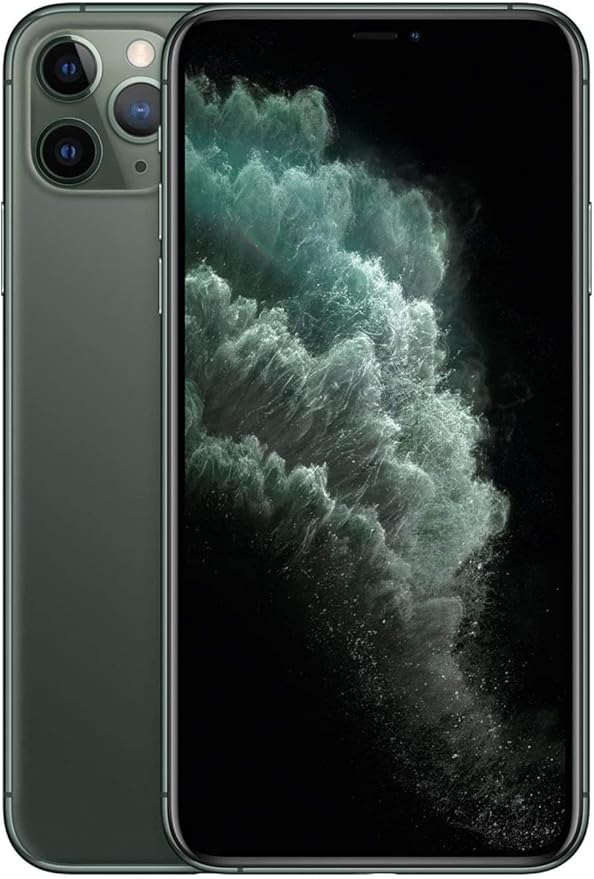 Apple iPhone 11 Pro Max, 64GB, Midnight Green - Unlocked (Renewed)