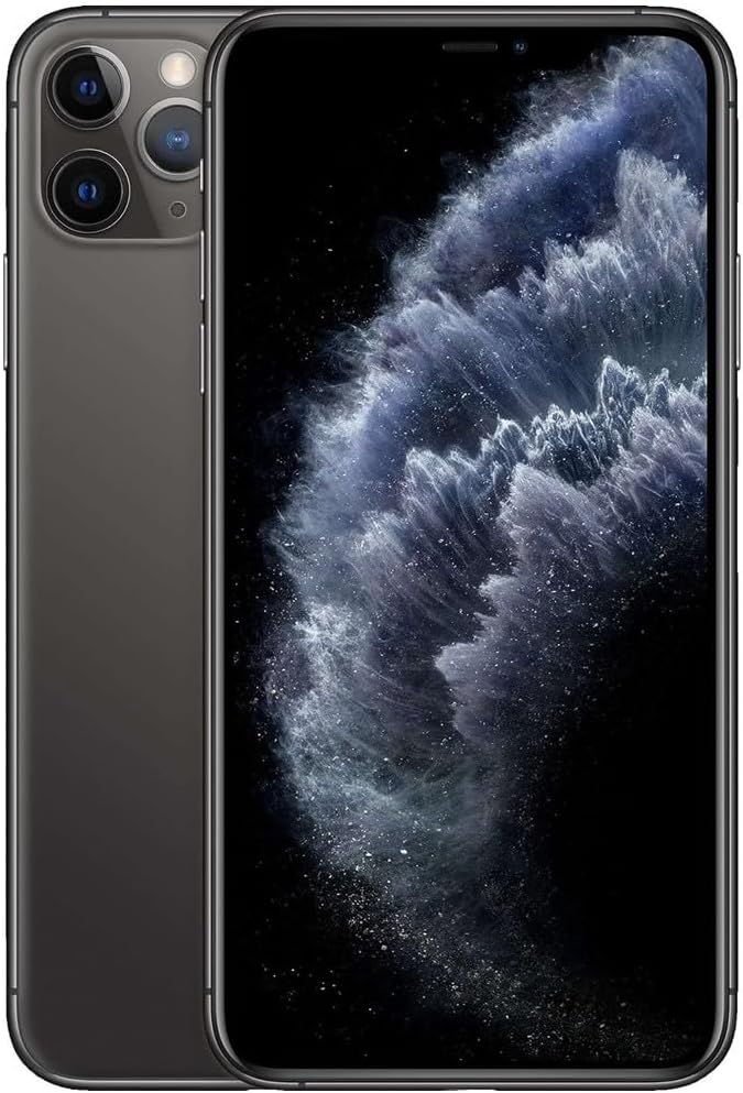 Apple iPhone 11 Pro Max, 64GB, Space Gray - Unlocked (Renewed)