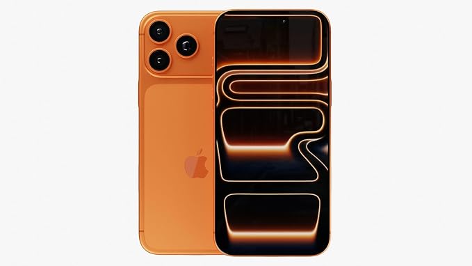Apple iPhone 17 Pro Max, US Version, 256GB, eSIM, Cosmic Orange- Unlocked (Renewed) | eSIM