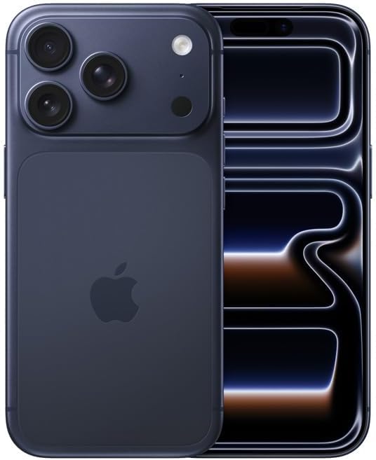 Apple iPhone 17 Pro, US Version, 256GB, eSIM, Deep Blue- Unlocked (Renewed)