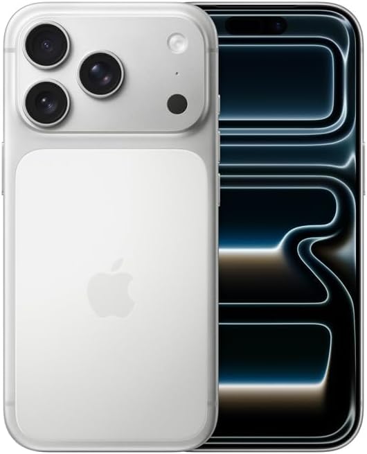 Apple iPhone 17 Pro, US Version, 256GB, eSIM, Silver- Unlocked (Renewed Premium)