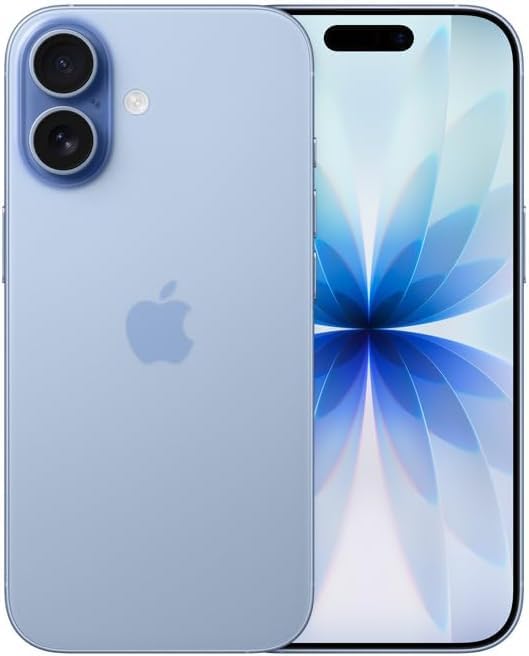 Apple iPhone 17, US Version, 256GB, eSIM, Mist Blue- Unlocked (Renewed) | eSIM