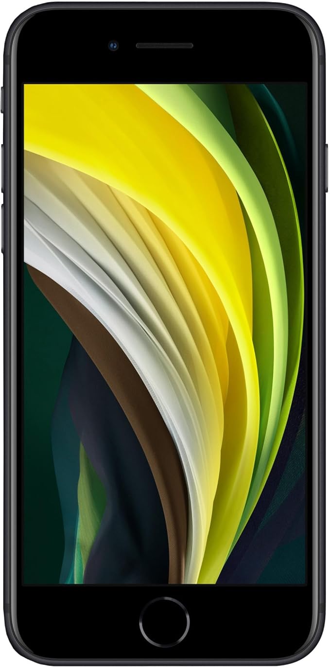 Apple iPhone SE 2nd Generation, US Version, 64GB, Black - Unlocked (Renewed) | Compact design