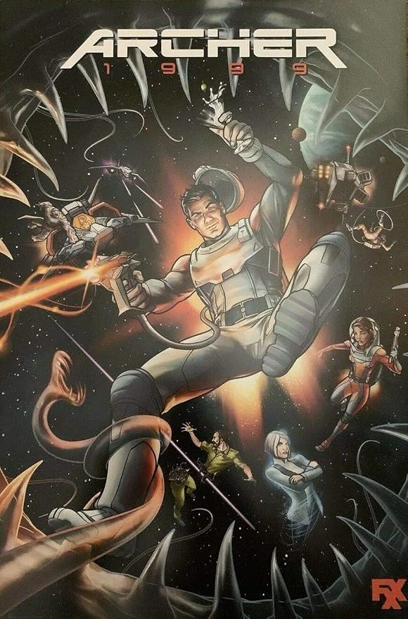 ARCHER 1999-12"x18" Original Promo TV Poster SDCC 2019 FX