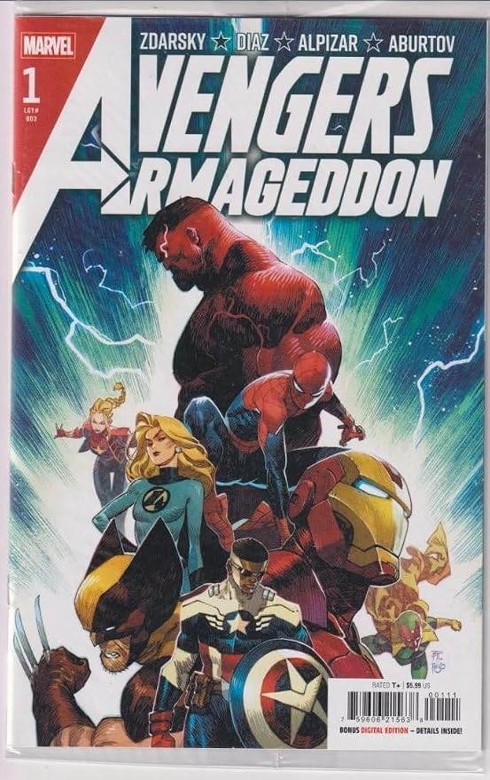 Avengers: Armageddon #1 (with card) VF/NM ; Marvel comic book | 803 With Magic Card 1st Print