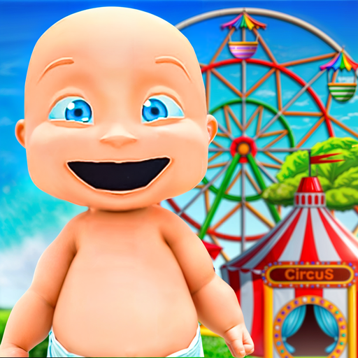 Baby Amusement Park Simulator Water Slide Adventures Fun Games