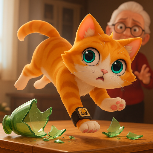 Bad Cat & Old Granny Chaos Simulator Fun Pranks Kitty From Hell 3D Games