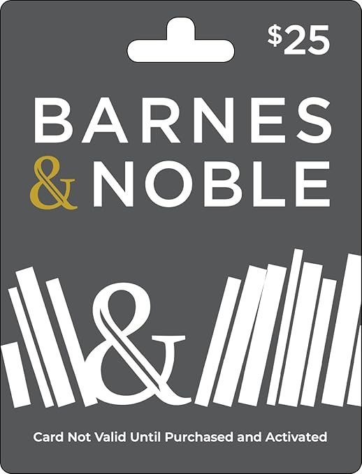 Barnes & Noble Physical Gift Card - $25