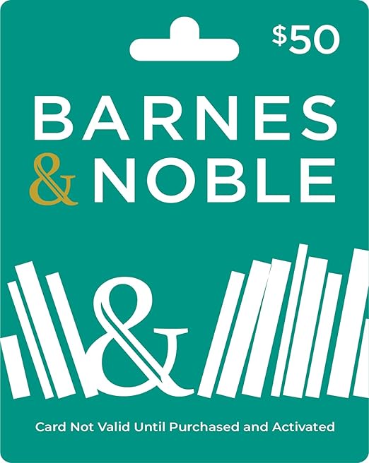 Barnes & Noble Physical Gift Card - $50