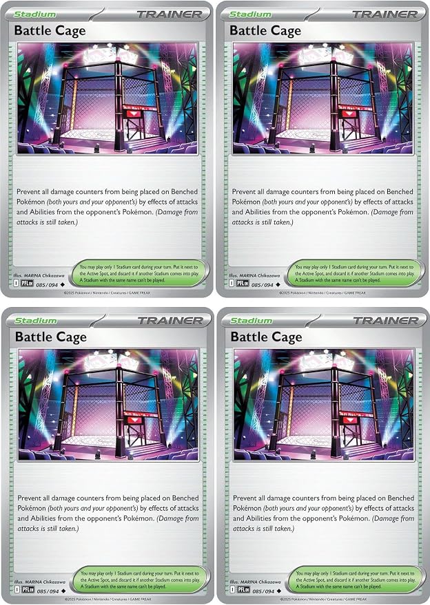 Battle Cage 085/094 Phantasmal Flames - Card Lot x 4 Playset