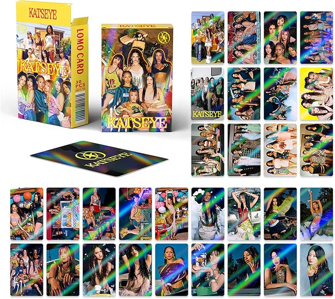 BDNXTV KATSEYE Merch KATSEYE Photocards Novel Idol Album Lomo Cards Set Mini Merch Photocards Set Gift for Fans A02