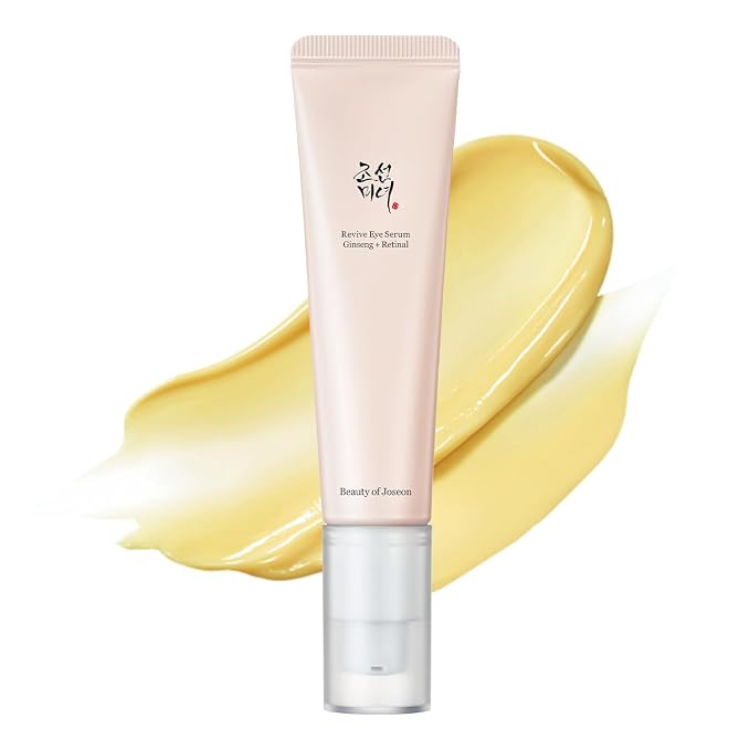 Beauty of Joseon Revive Eye Serum with Retinal Niacinamide Correction for Puffy Eye Bags Fine Lines Dark Circles Wrinkles, Korean Skin Care 30ml, 1.01 fl.oz